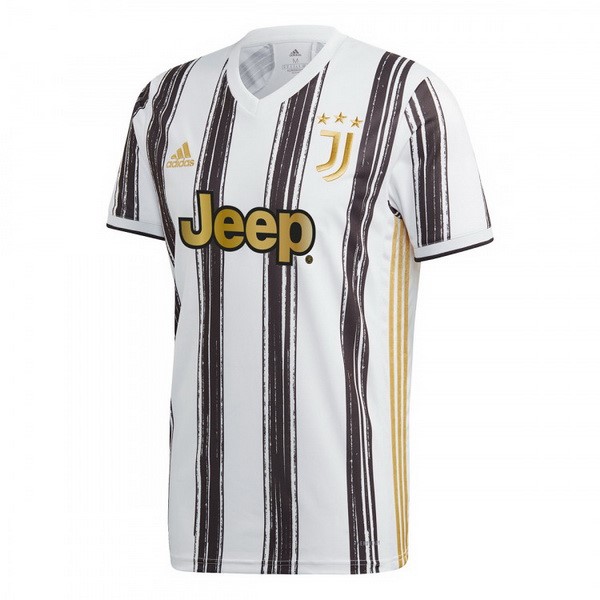 Tailandia Camiseta Juventus 1ª 2020/21 Blanco Negro